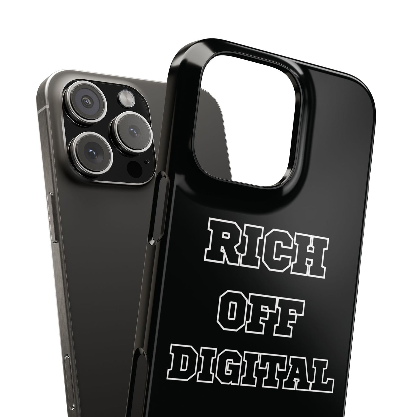 iPhone Case - Rich Off Digital Design