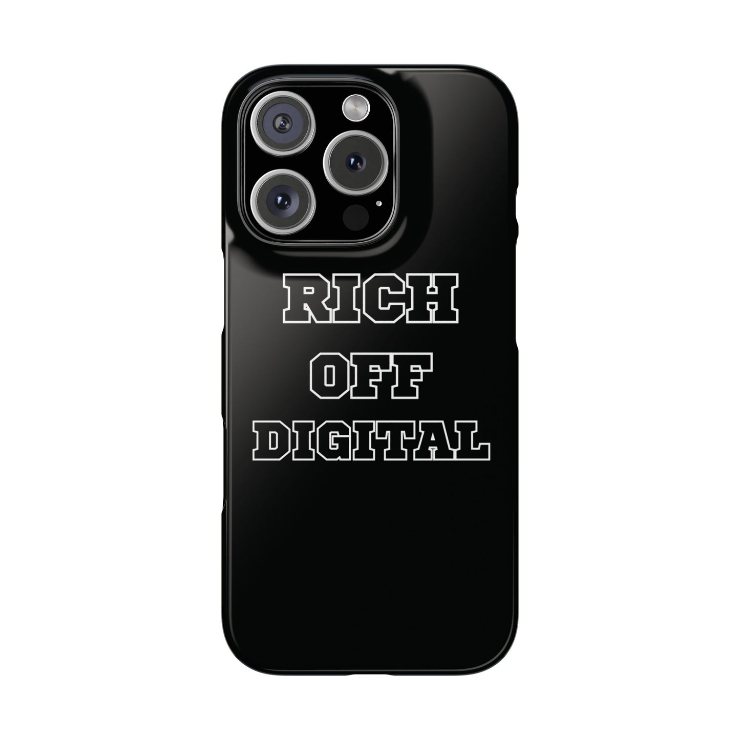 iPhone Case - Rich Off Digital Design