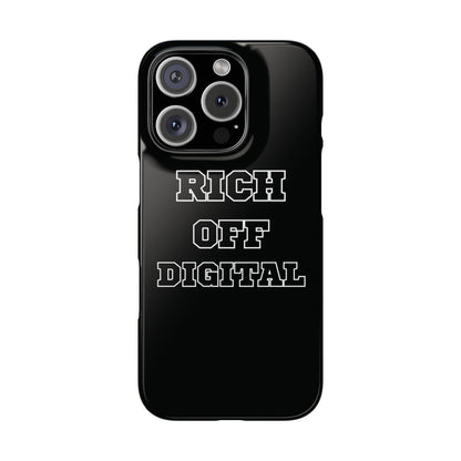 iPhone Case - Rich Off Digital Design