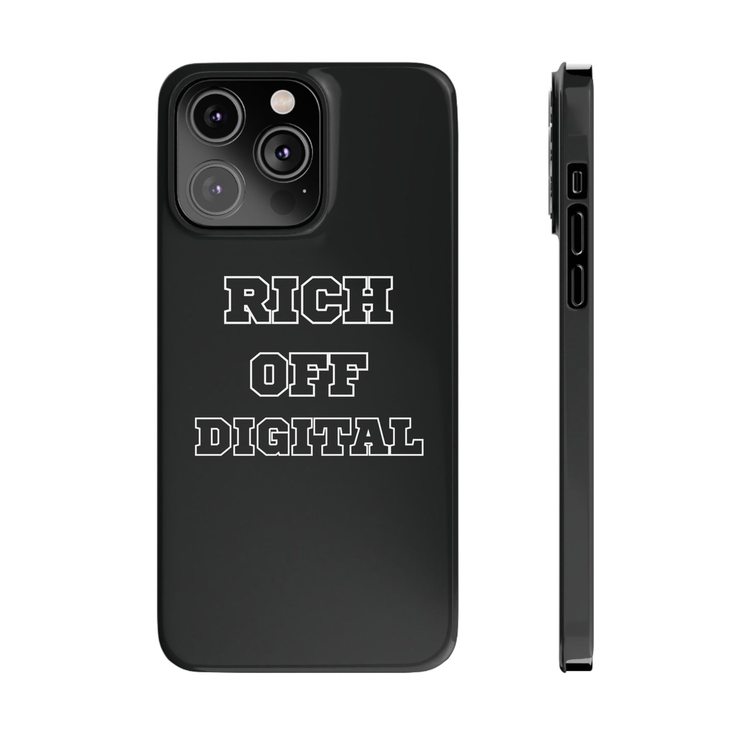iPhone Case - Rich Off Digital Design