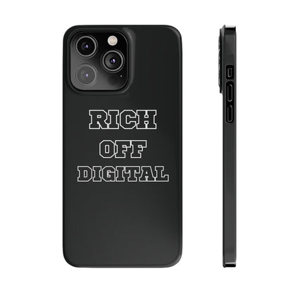 iPhone Case - Rich Off Digital Design