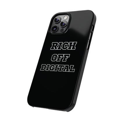 iPhone Case - Rich Off Digital Design