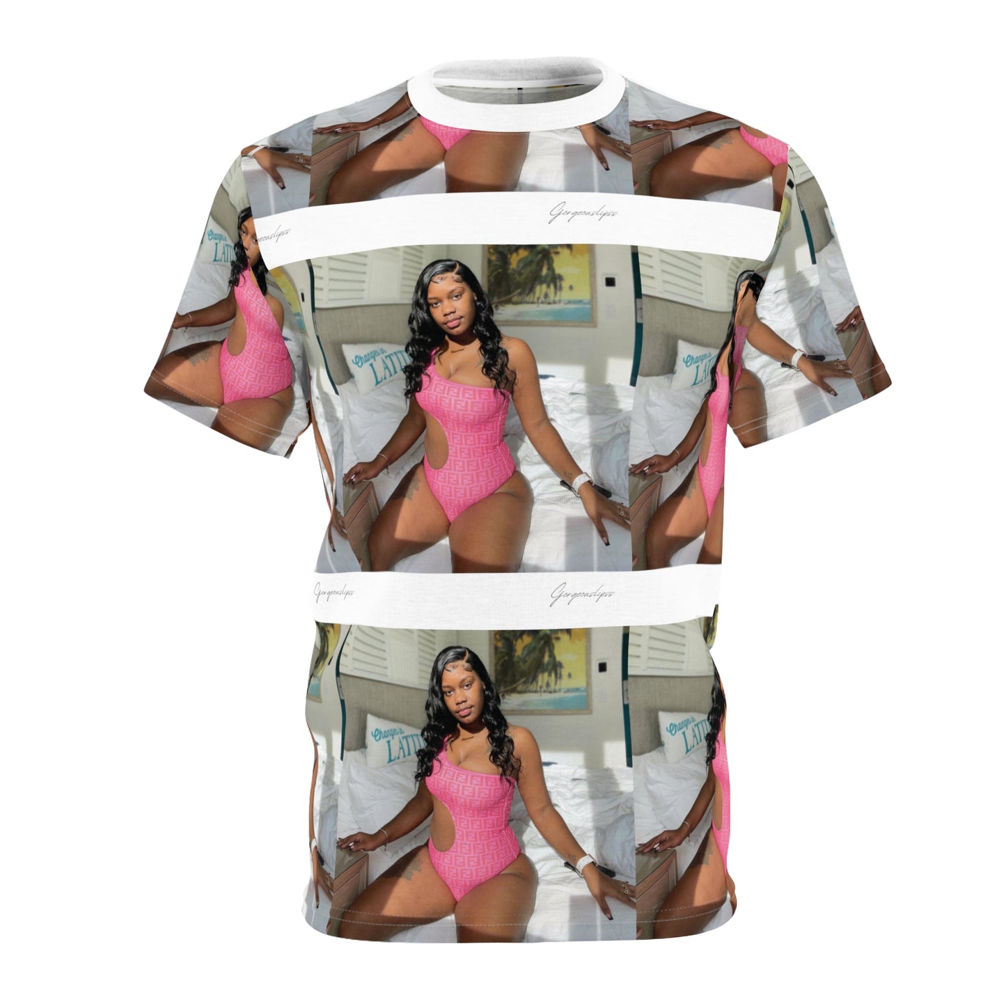 Gorgeouslipss Hotel Tee (AOP)