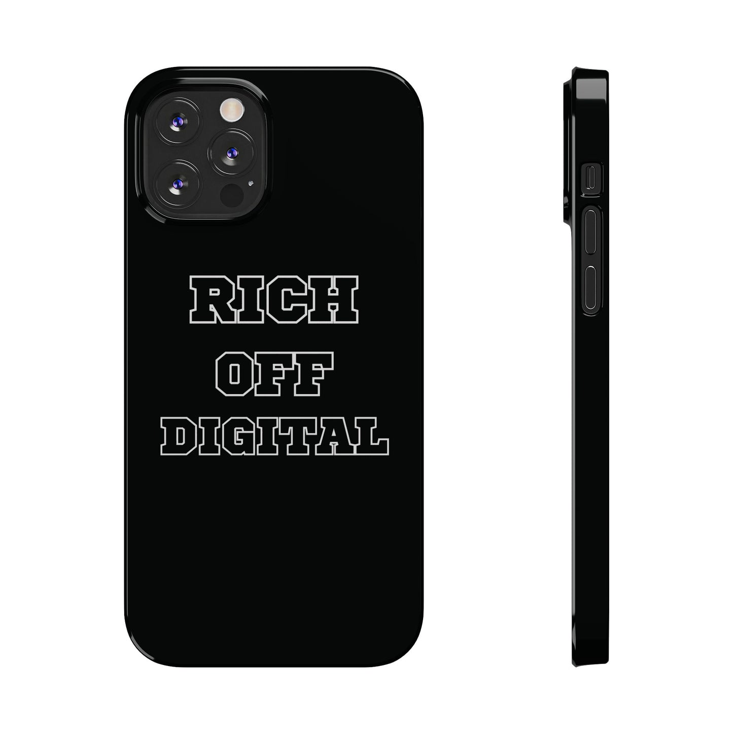 iPhone Case - Rich Off Digital Design