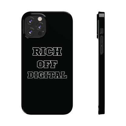 iPhone Case - Rich Off Digital Design