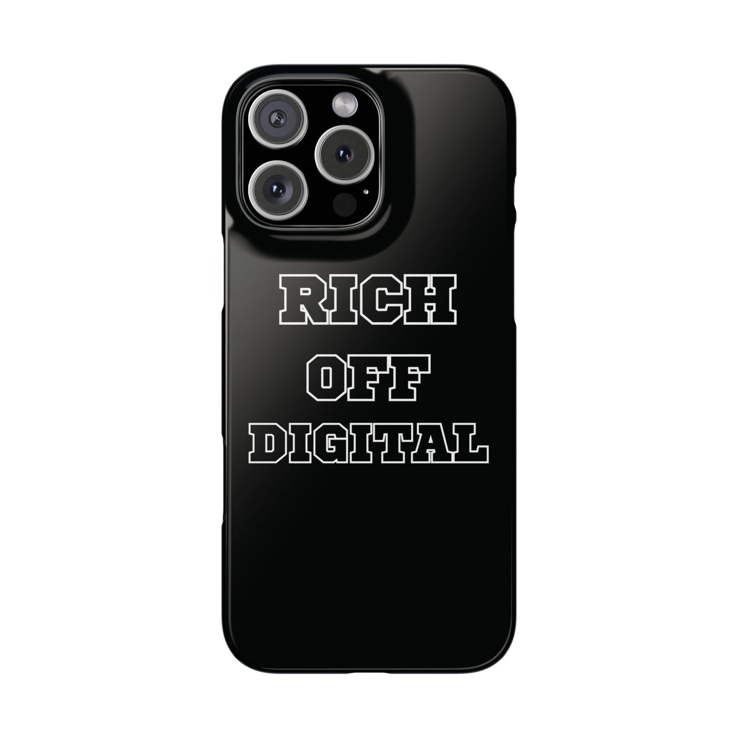 iPhone Case - Rich Off Digital Design