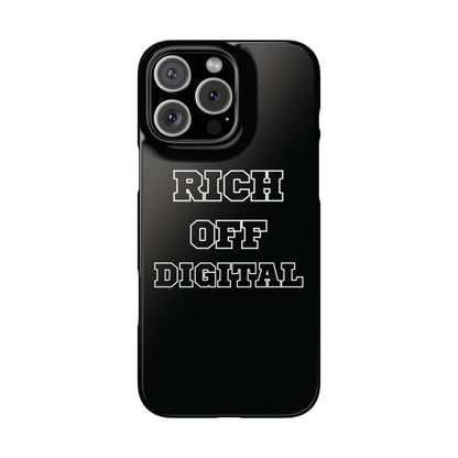 iPhone Case - Rich Off Digital Design
