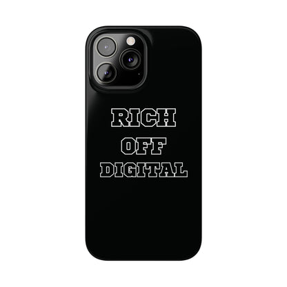 iPhone Case - Rich Off Digital Design