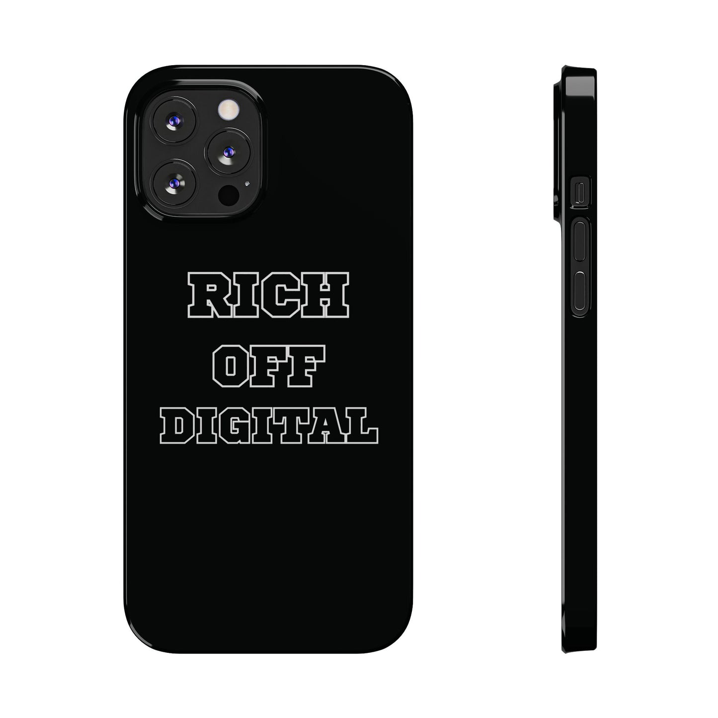 iPhone Case - Rich Off Digital Design
