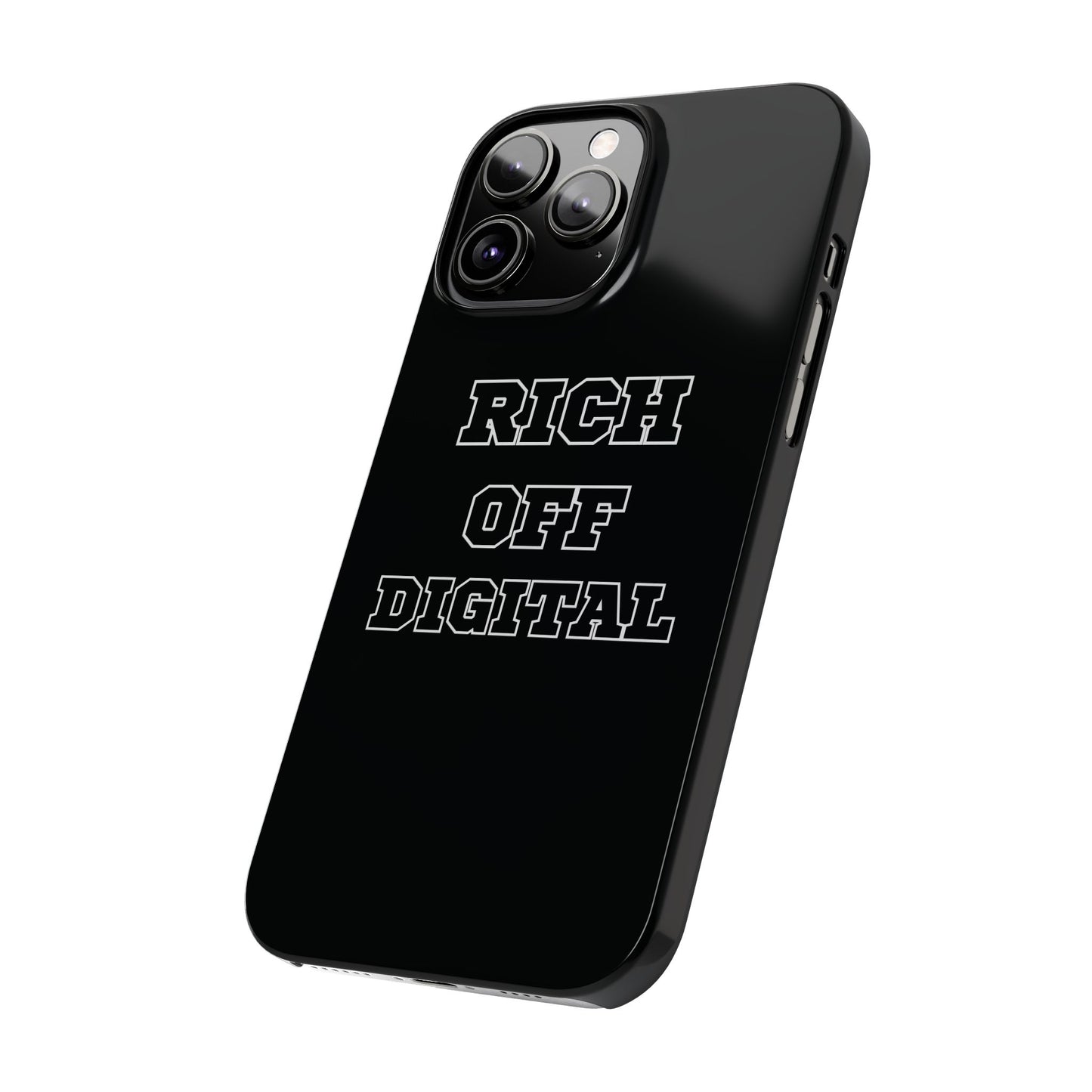 iPhone Case - Rich Off Digital Design