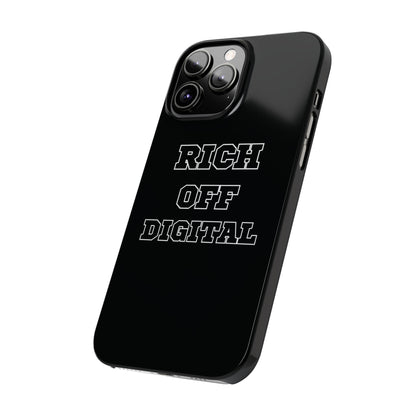 iPhone Case - Rich Off Digital Design