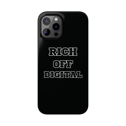 iPhone Case - Rich Off Digital Design