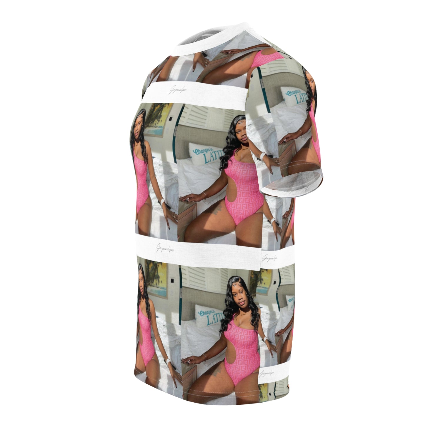 Gorgeouslipss Hotel Tee (AOP)