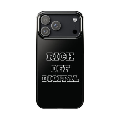 iPhone Case - Rich Off Digital Design