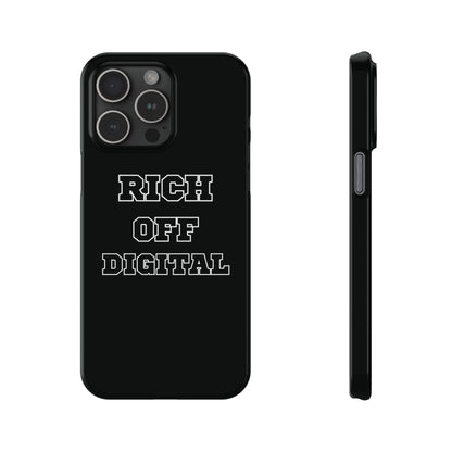 iPhone Case - Rich Off Digital Design