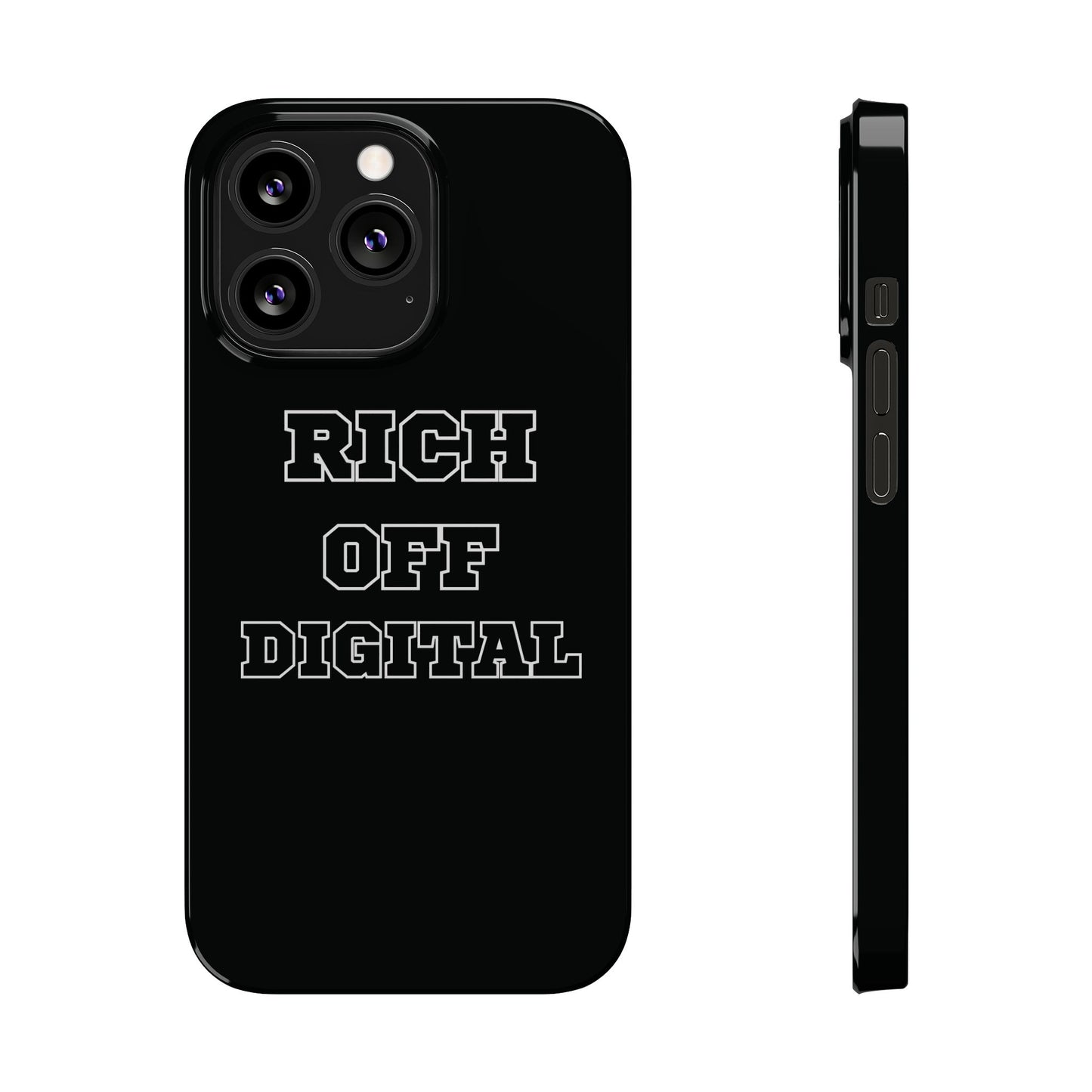 iPhone Case - Rich Off Digital Design