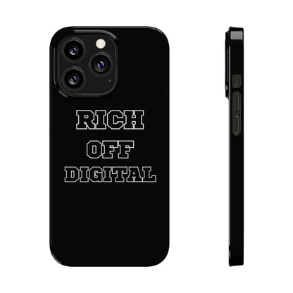 iPhone Case - Rich Off Digital Design