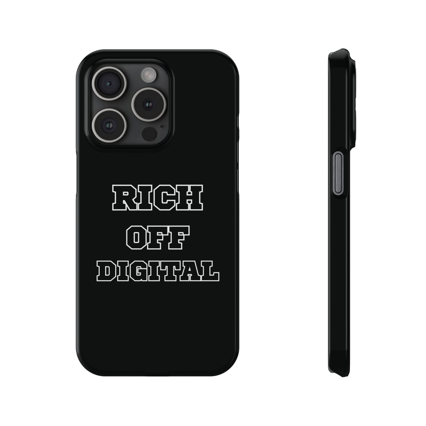 iPhone Case - Rich Off Digital Design