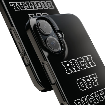 iPhone Case - Rich Off Digital Design