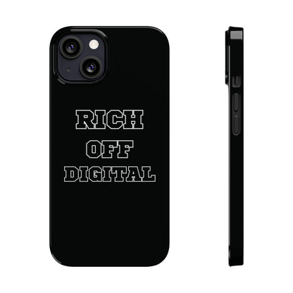 iPhone Case - Rich Off Digital Design