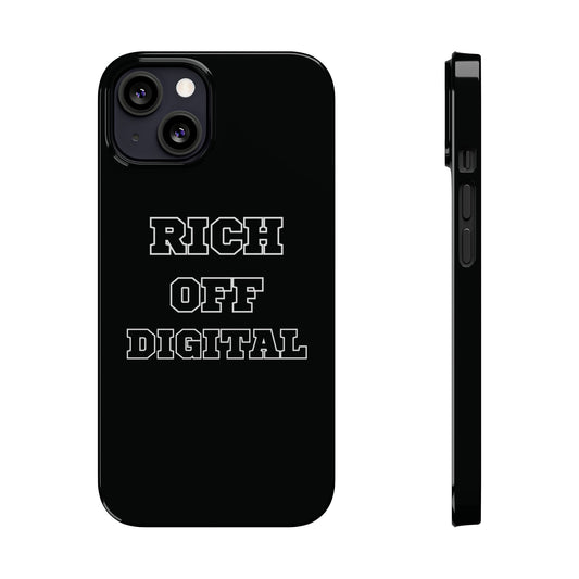 iPhone Case - Rich Off Digital Design