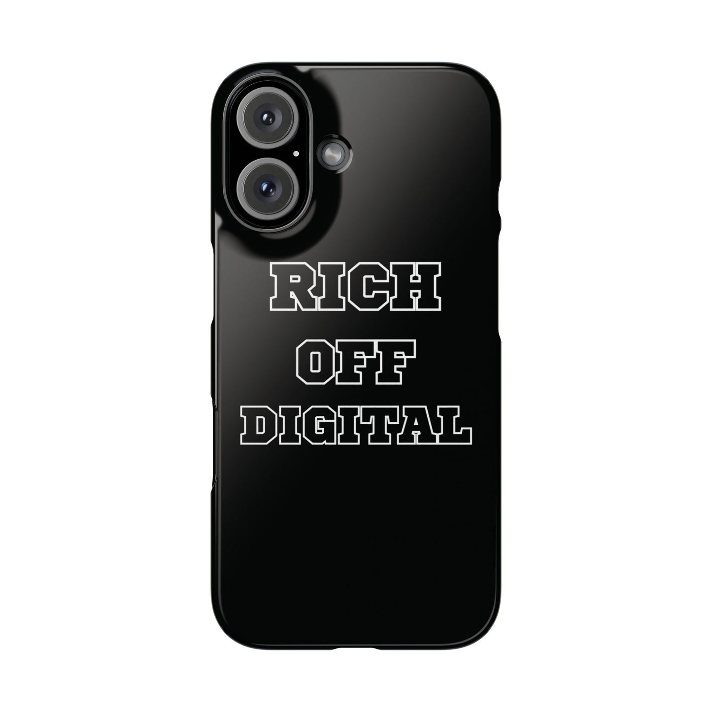 iPhone Case - Rich Off Digital Design