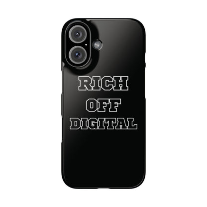 iPhone Case - Rich Off Digital Design