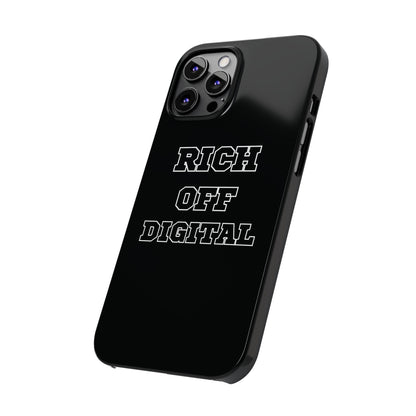 iPhone Case - Rich Off Digital Design