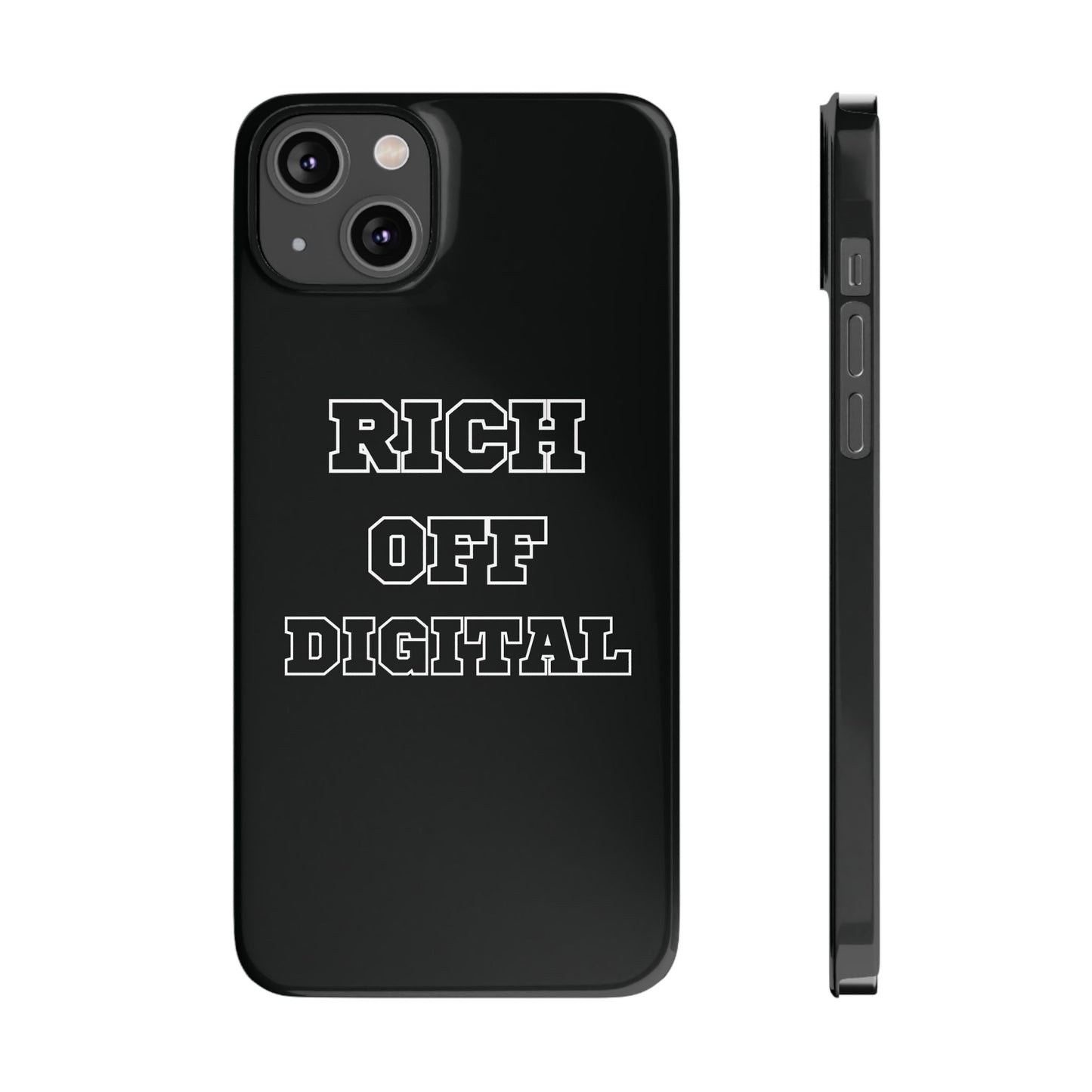 iPhone Case - Rich Off Digital Design