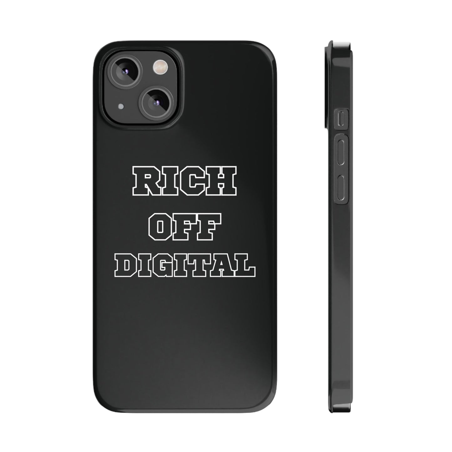 iPhone Case - Rich Off Digital Design