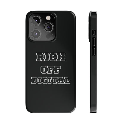 iPhone Case - Rich Off Digital Design