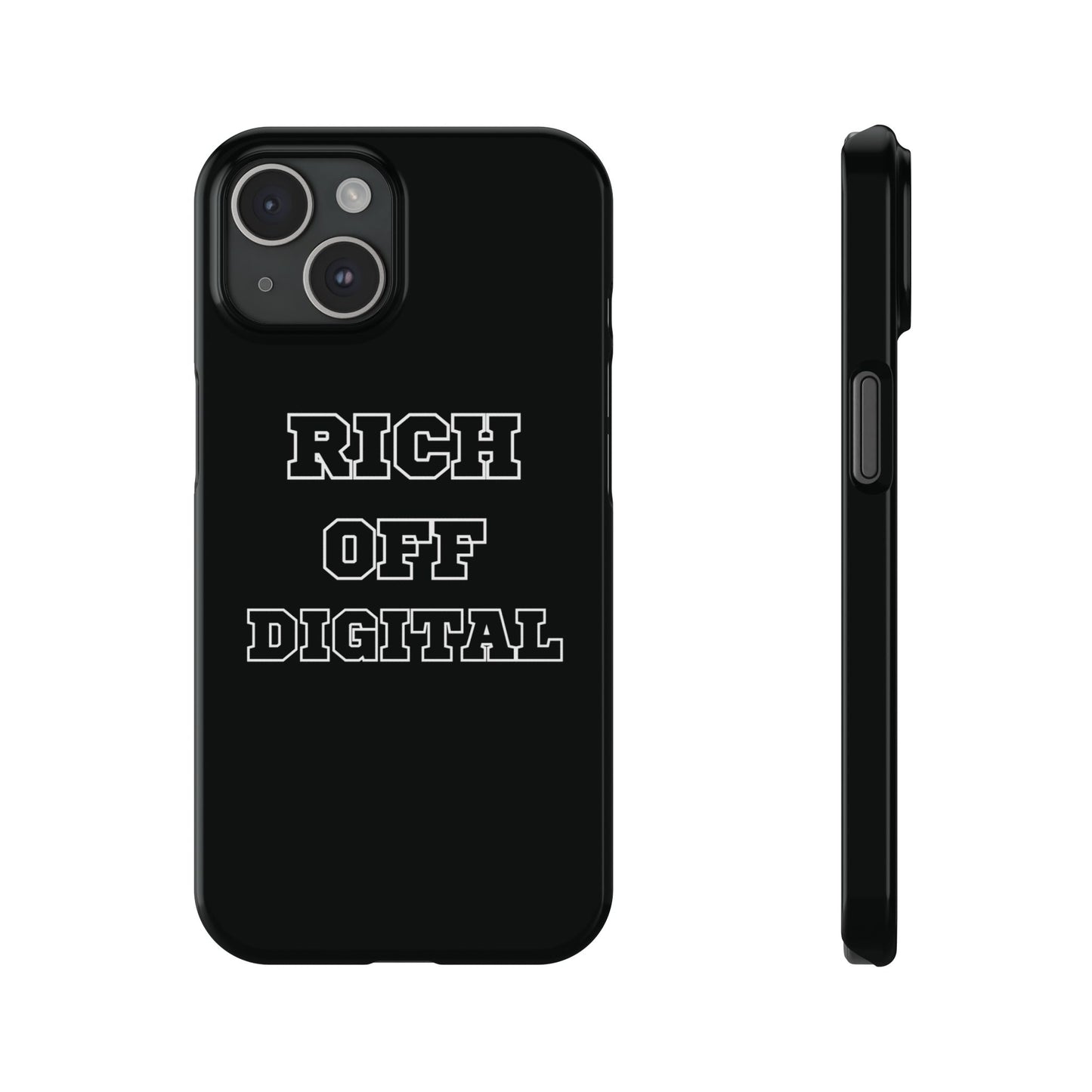 iPhone Case - Rich Off Digital Design