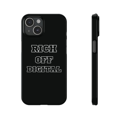 iPhone Case - Rich Off Digital Design