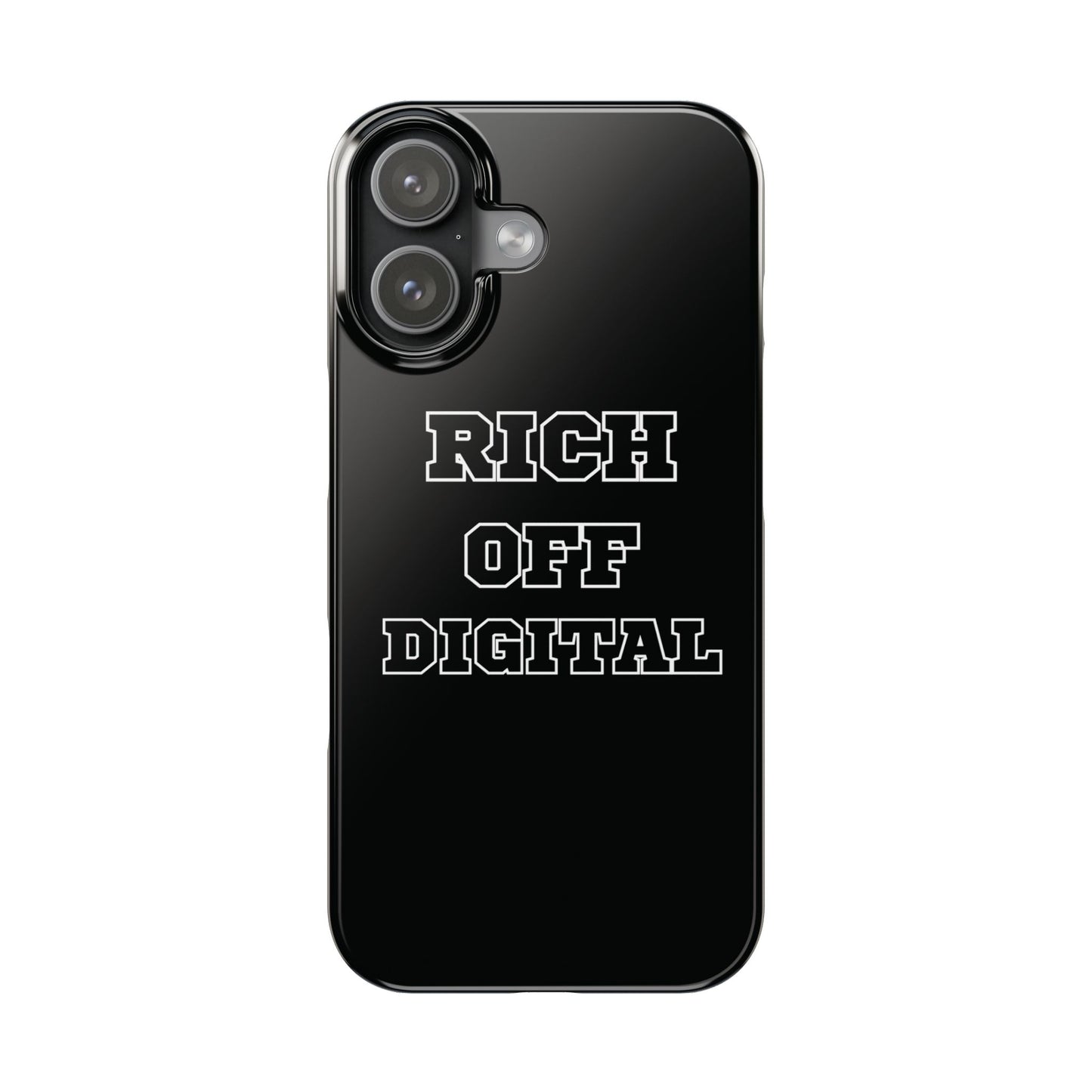 iPhone Case - Rich Off Digital Design