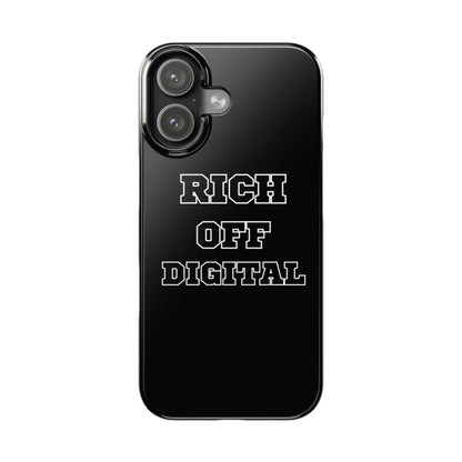 iPhone Case - Rich Off Digital Design