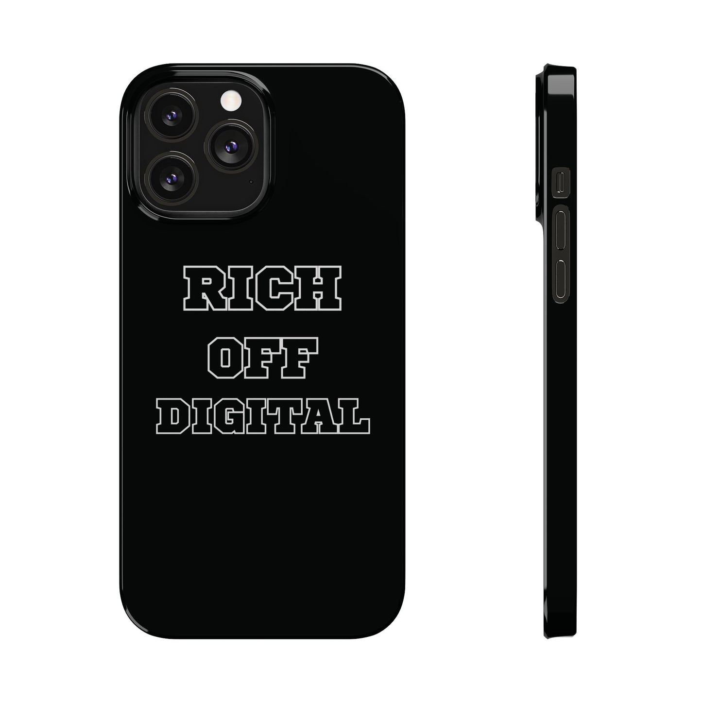 iPhone Case - Rich Off Digital Design