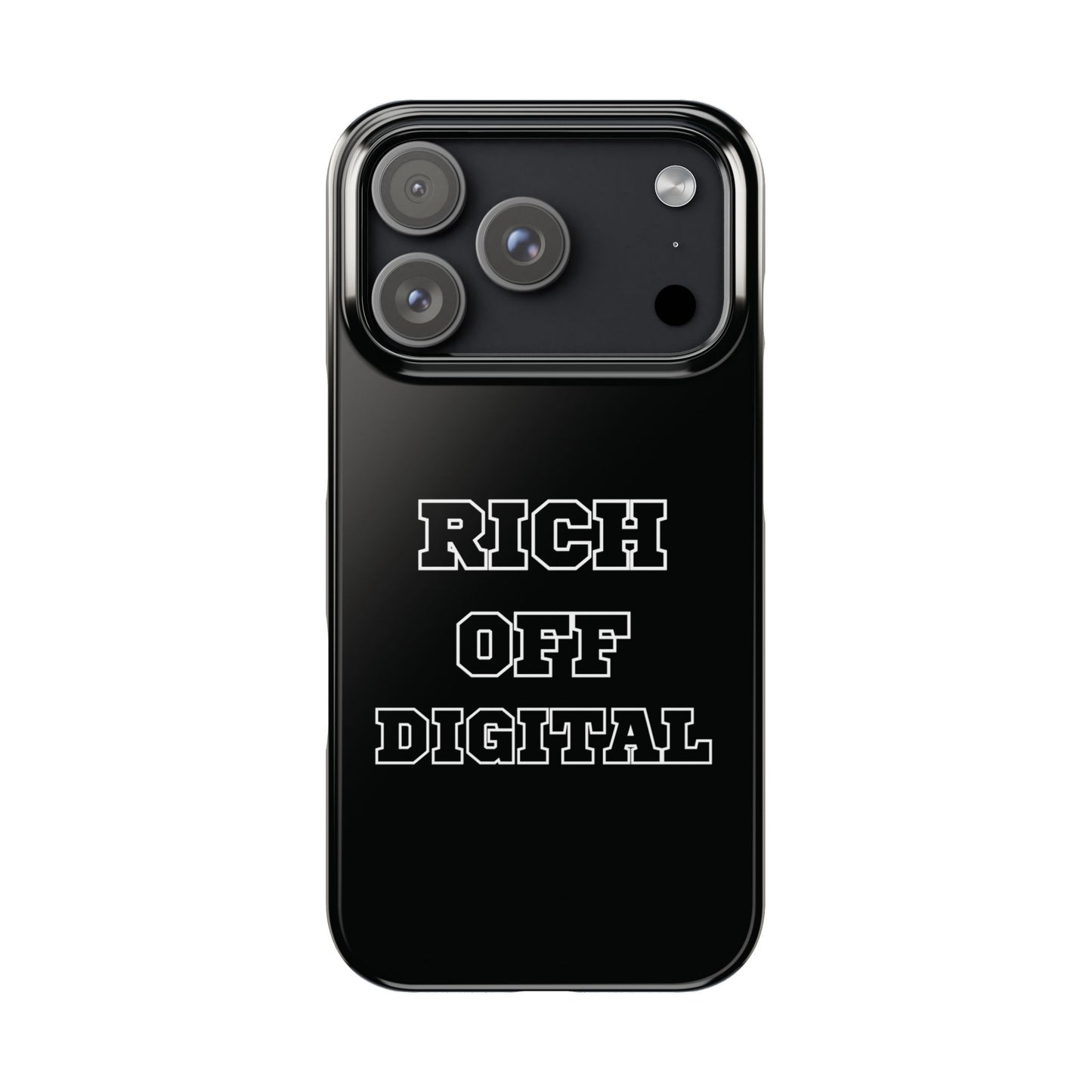 iPhone Case - Rich Off Digital Design