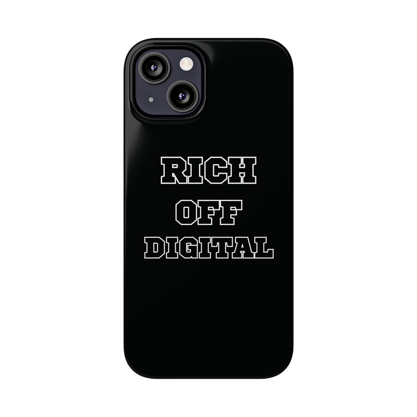 iPhone Case - Rich Off Digital Design