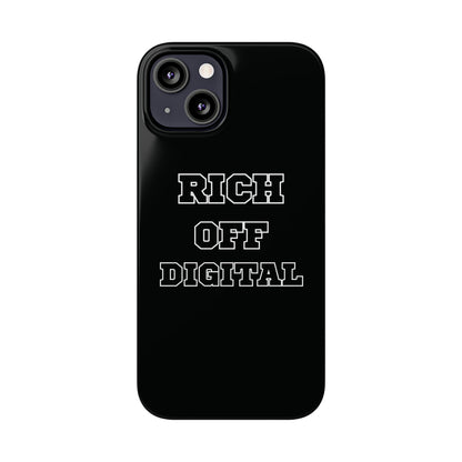 iPhone Case - Rich Off Digital Design