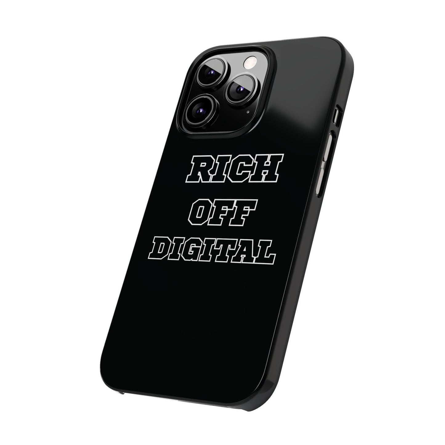 iPhone Case - Rich Off Digital Design