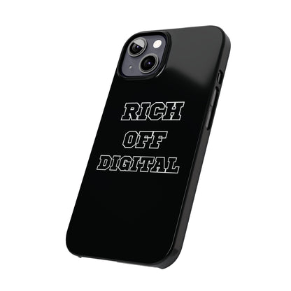 iPhone Case - Rich Off Digital Design