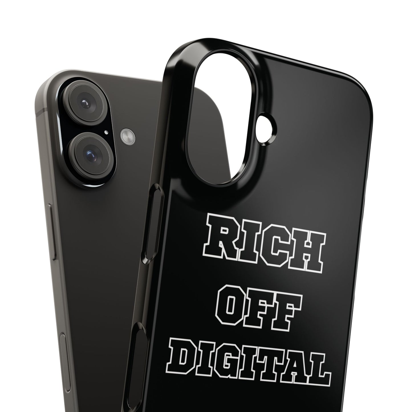 iPhone Case - Rich Off Digital Design