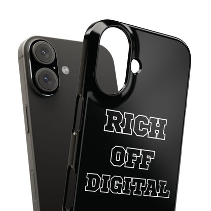 iPhone Case - Rich Off Digital Design