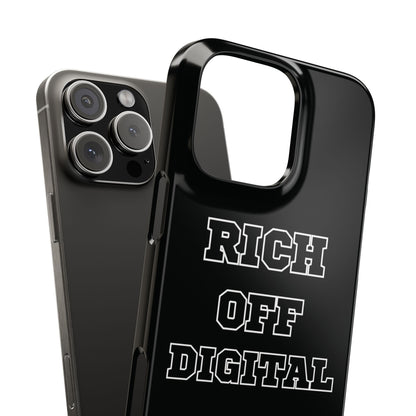 iPhone Case - Rich Off Digital Design