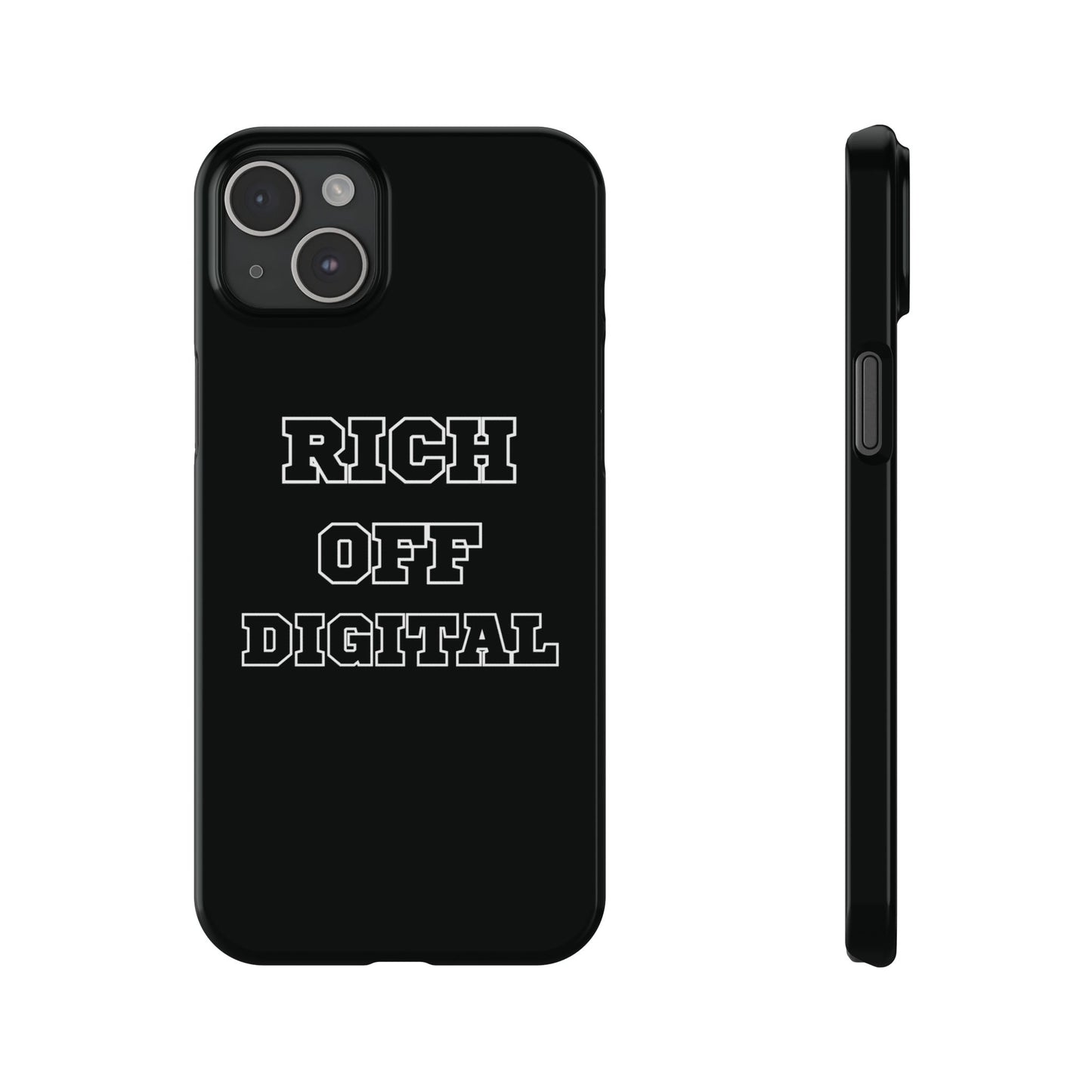 iPhone Case - Rich Off Digital Design